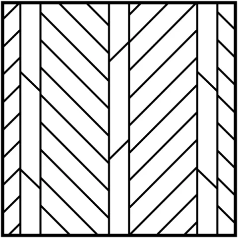 Leaf line pattern